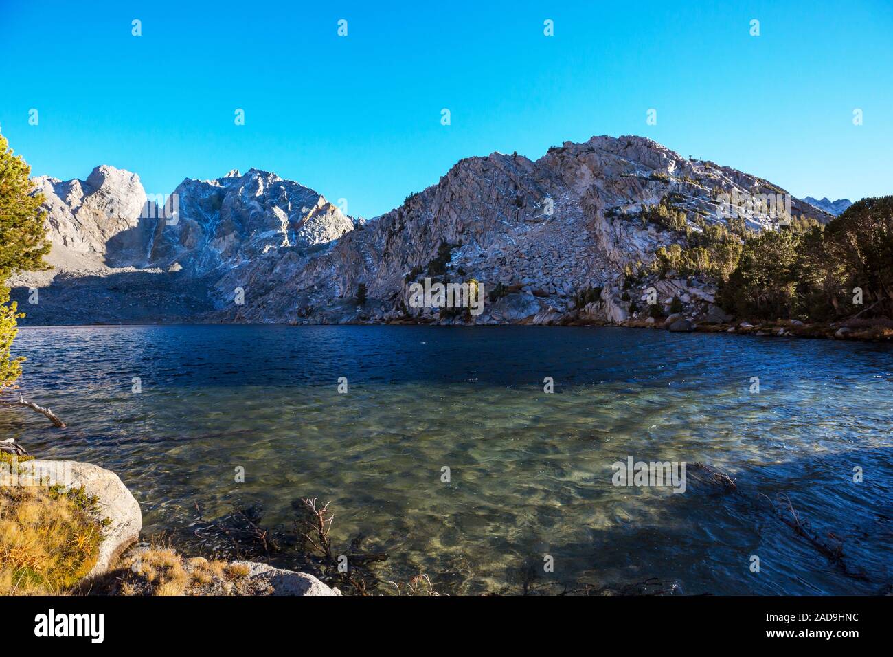 Lake in Sierra Nevada Stock Photo - Alamy