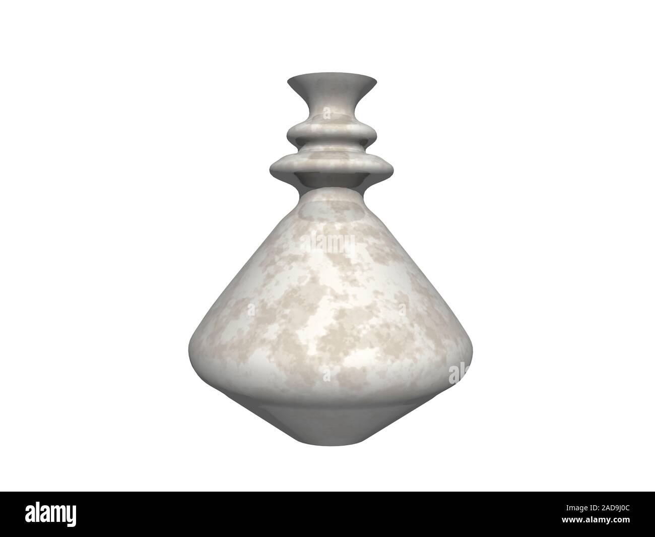 gray ceramic vase Stock Photo