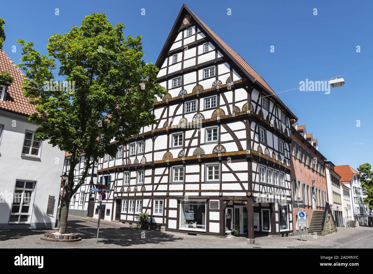 historic halftimbered house, Soest, Germany, Europe Stock Photo Alamy