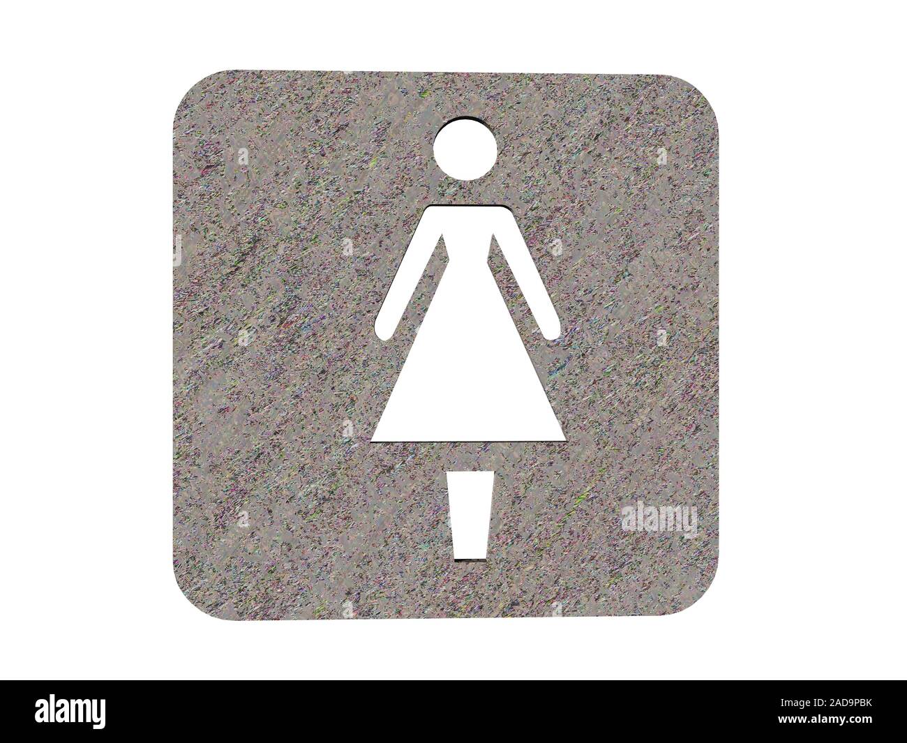 Pictogram for women's toilet Stock Photo Alamy