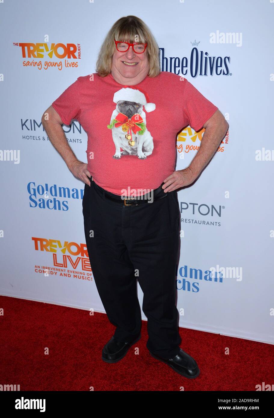 BEVERLY HILLS, CA. December 4, 2016: Bruce Vilanch at the 2016 TrevorLIVE LA Gala at the Beverly Hilton Hotel. © 2016 Paul Smith / Featureflash Stock Photo