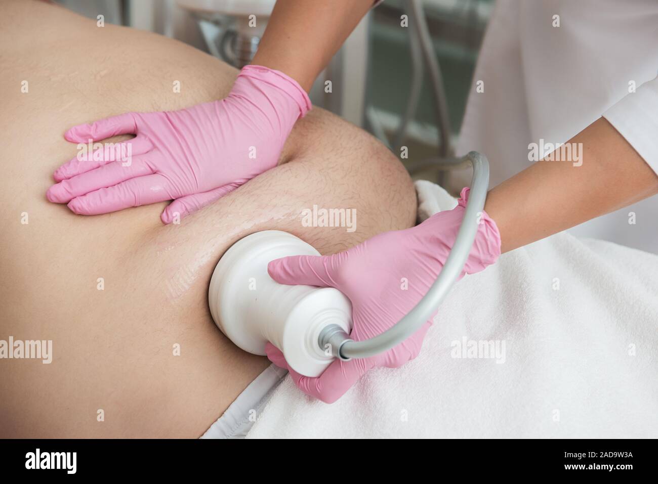 Body massage cavitation young hi-res stock photography and images - Alamy