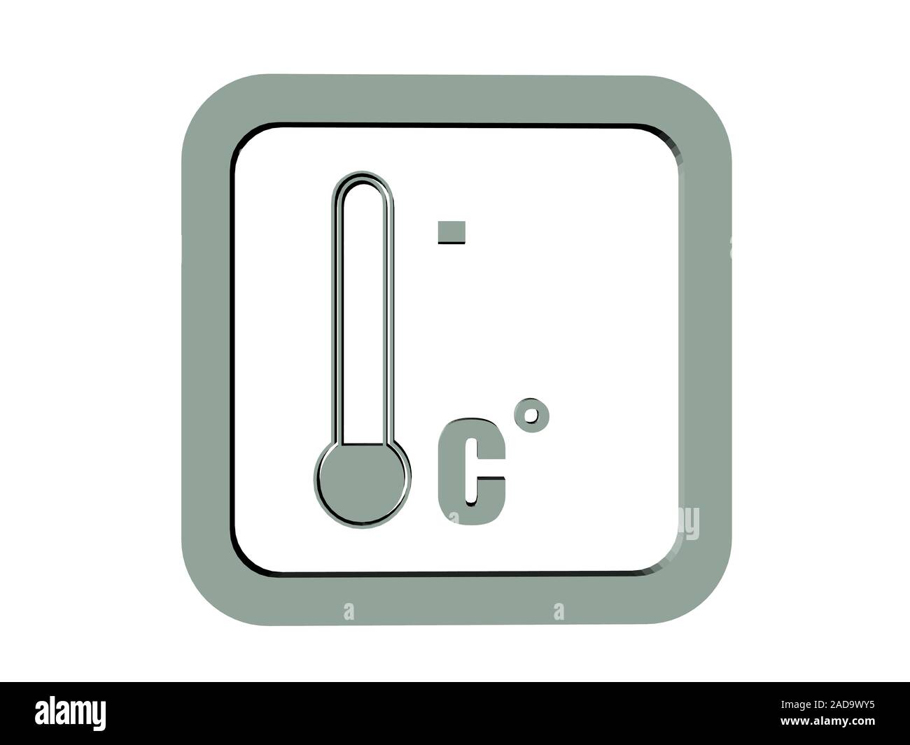 symbol of a temperature indicator Stock Photo Alamy