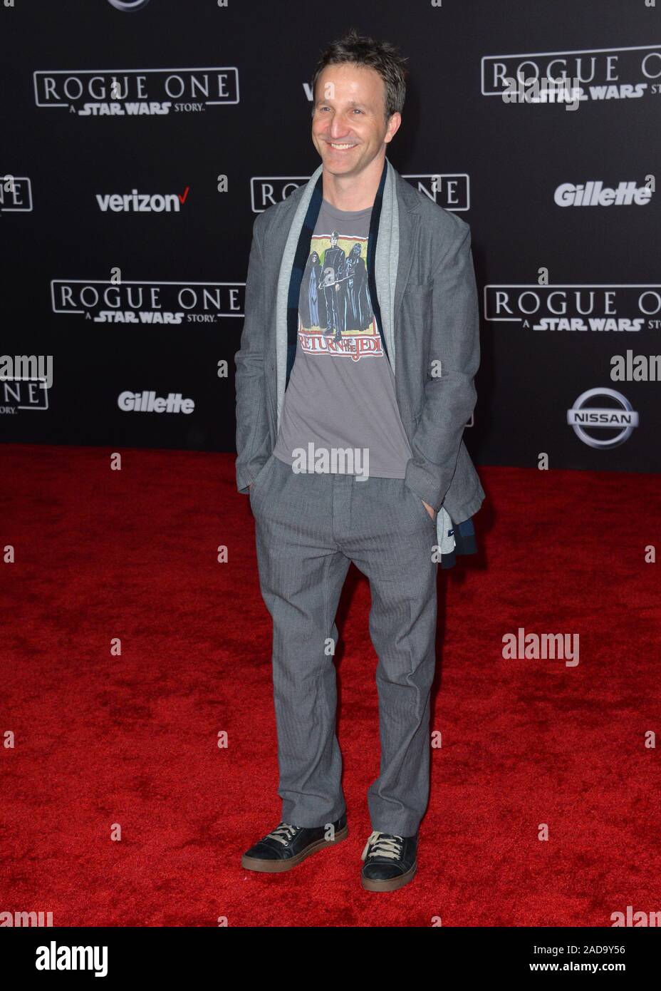 Actor Breckin Meyer at the world premiere of "Rogue One: A Star Wars ...