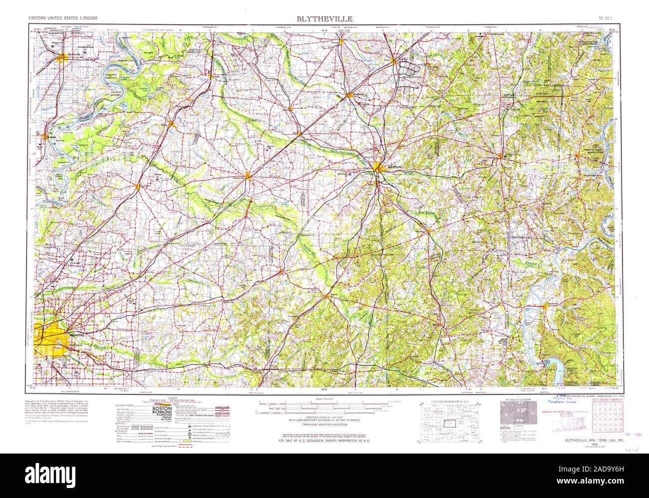 Map of blytheville Cut Out Stock Images & Pictures Alamy