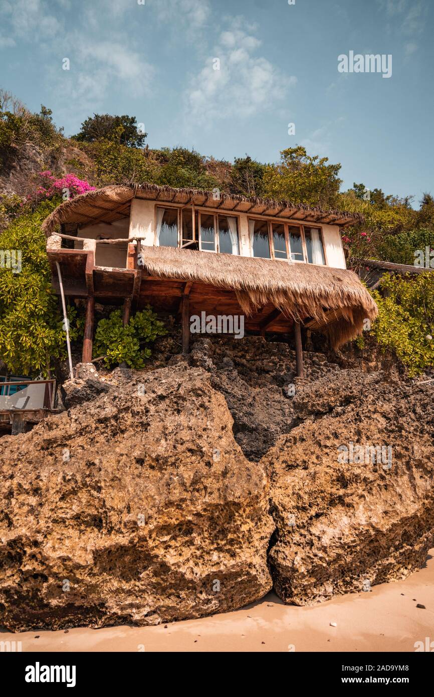 Beach house, Uluwatu, Bali Stock Photo Alamy