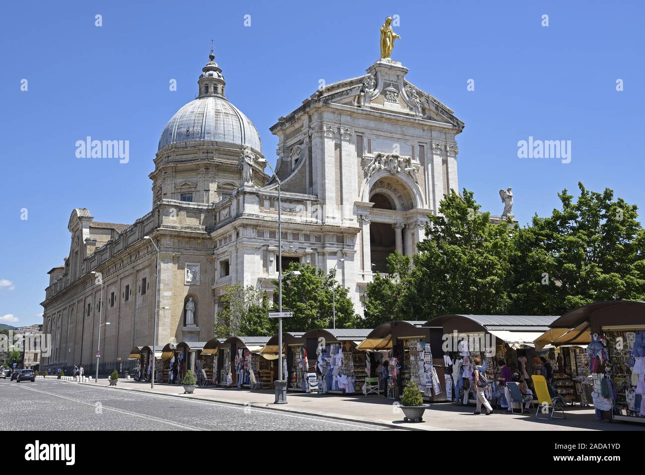Basilica Santa Maria degli Angeli, Assisi, Italy, Europe Stock Photo