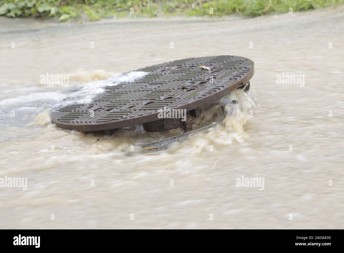 Thunderstorms, heavy rain, Stock Photo