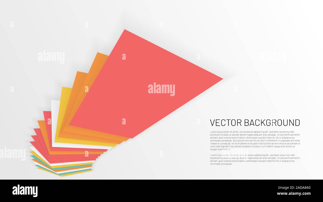 Modern abstract square vector background. The overlapping and simple square design concept paper perspectives. Vector illustrations for wallpapers Stock Vector