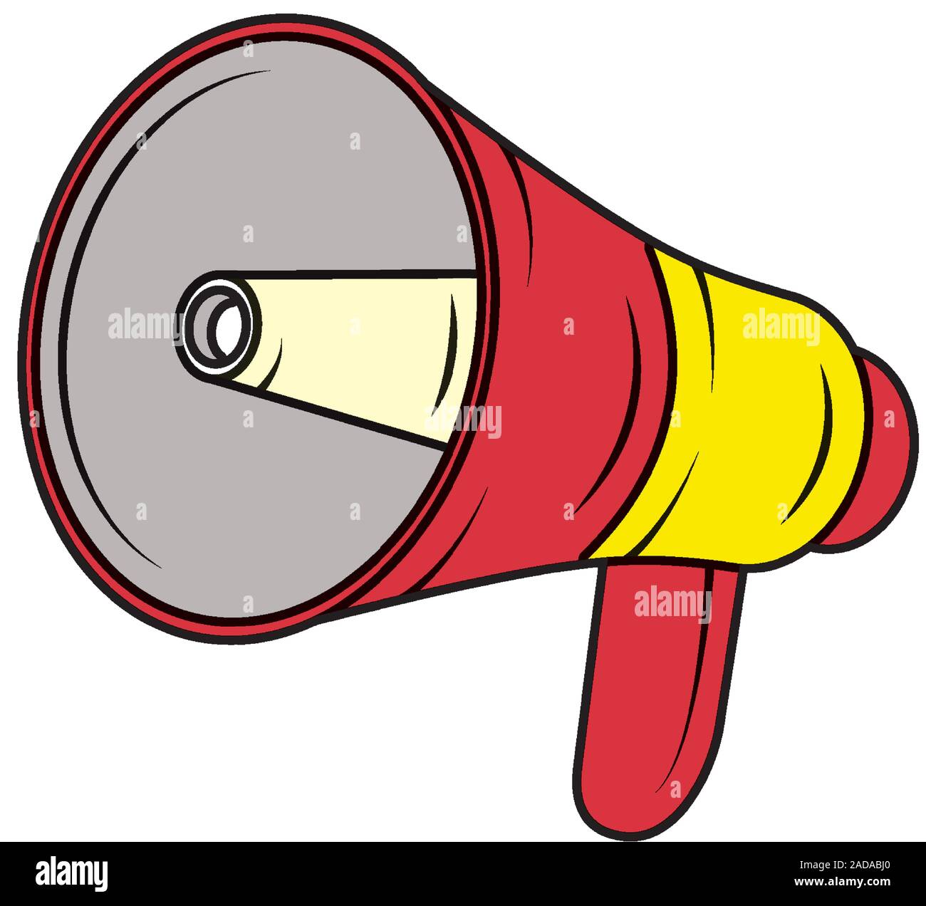 megaphone sound device pop art style Stock Vector Image & Art - Alamy