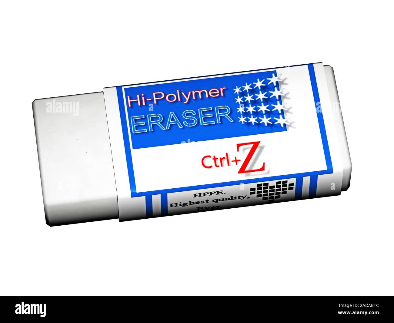 Eraser made of plastic Stock Photo Alamy
