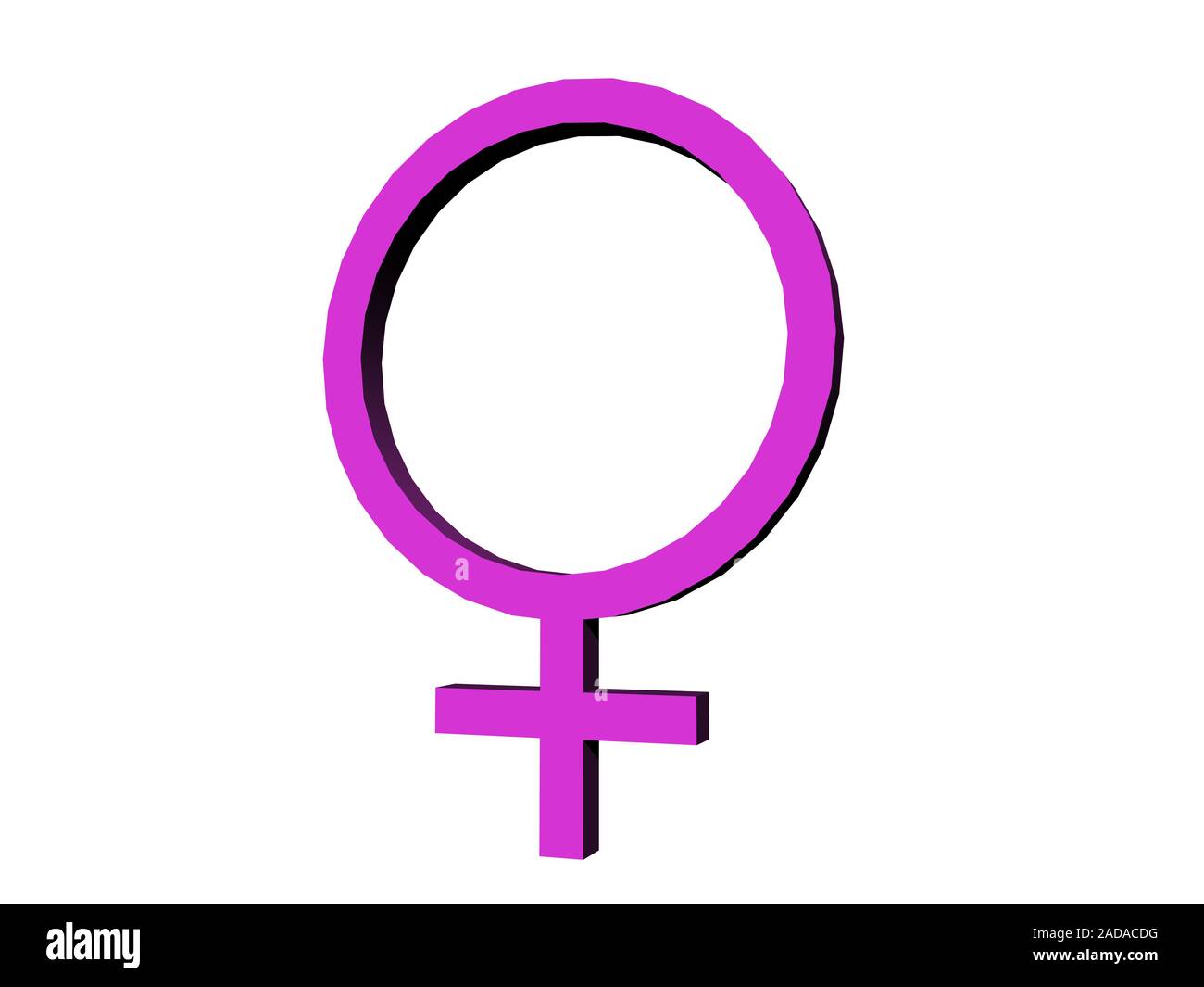 violet symbol for woman Stock Photo Alamy