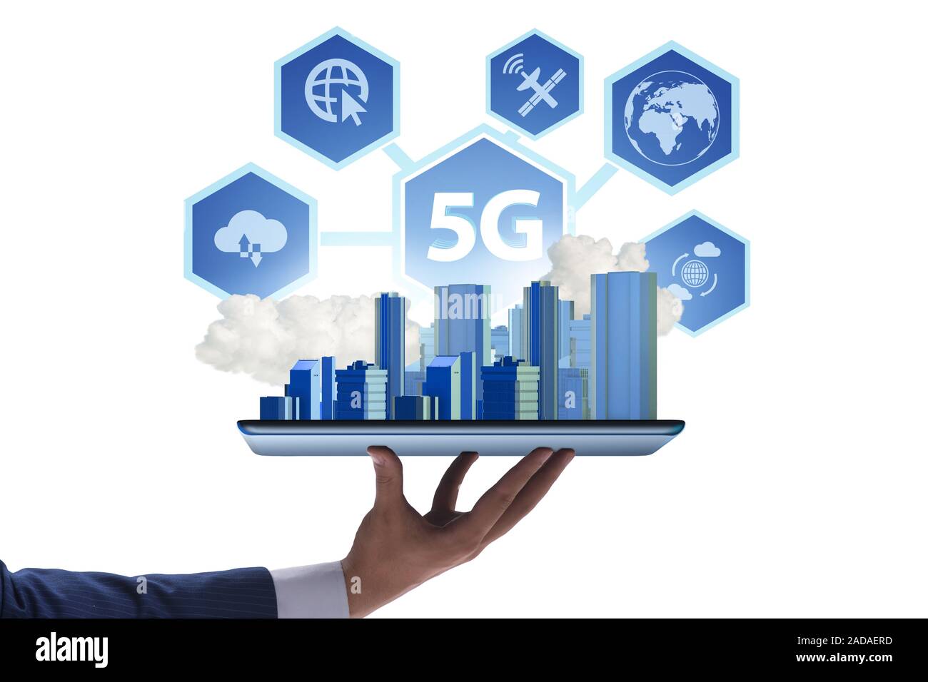 5G mobile technology concept - high internet speed Stock Photo - Alamy