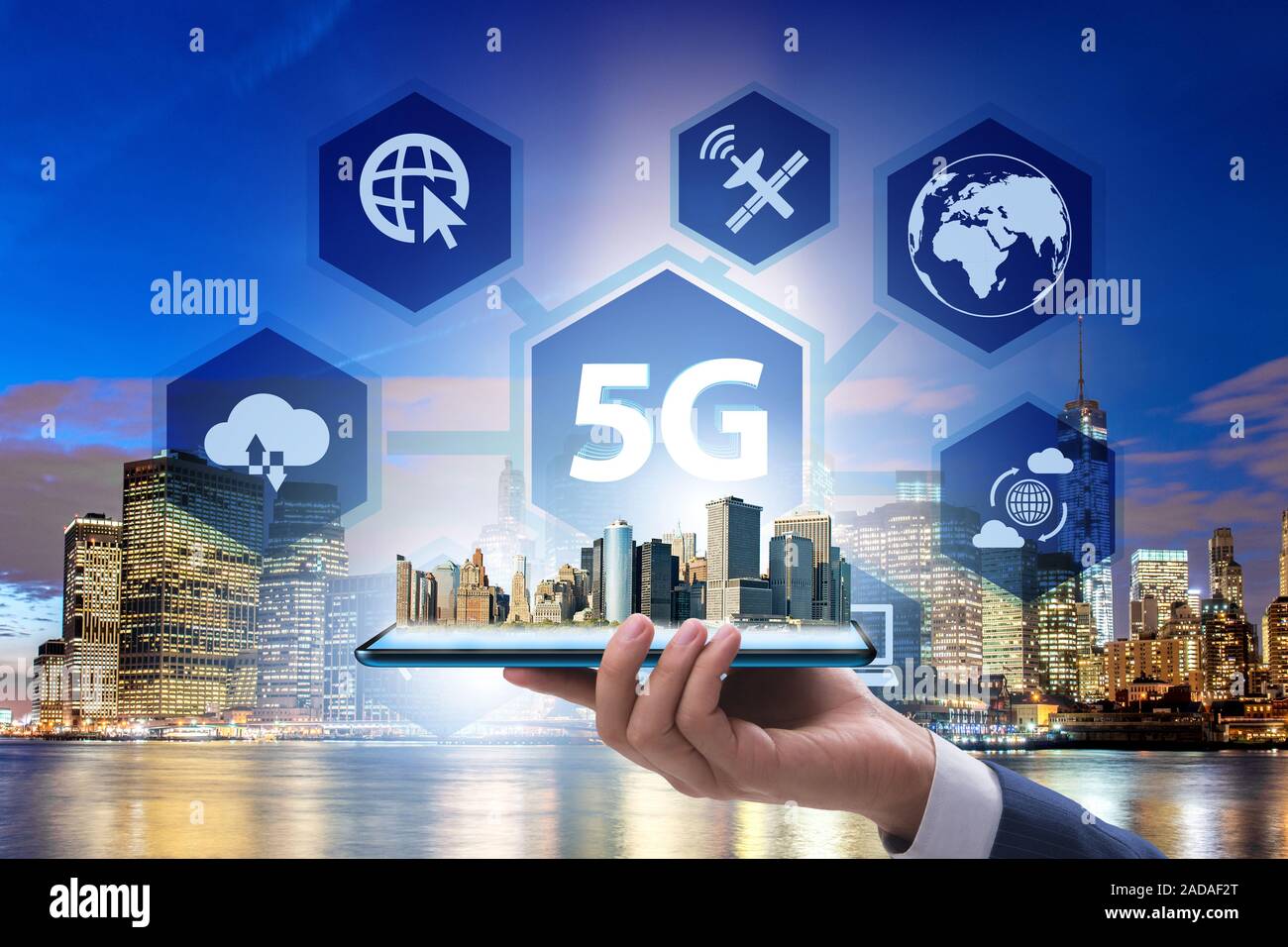 5G mobile technology concept - high internet speed Stock Photo - Alamy