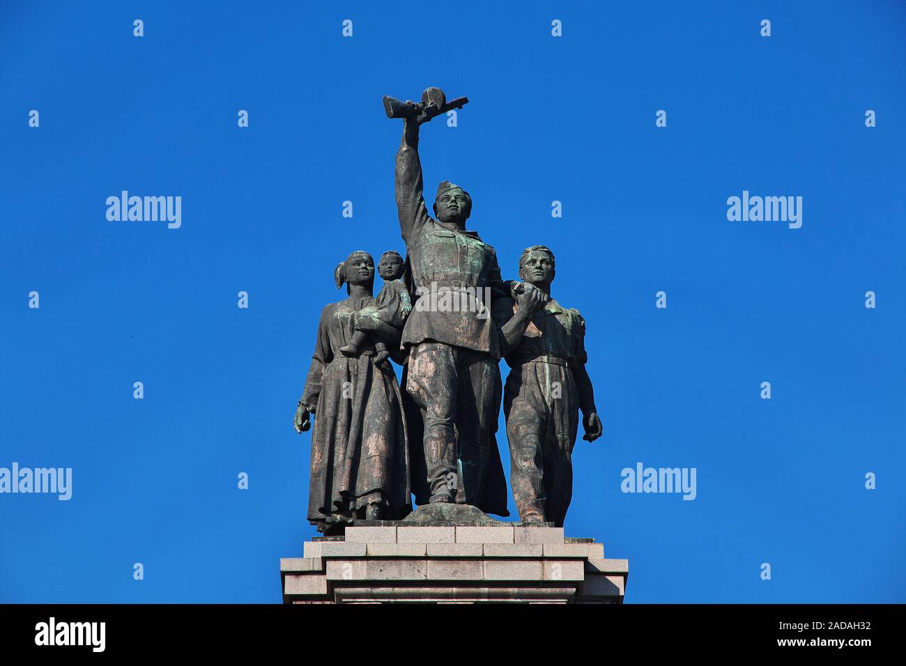 Soviet Army Monument in Sofia, Bulgaria Stock Photo - Alamy