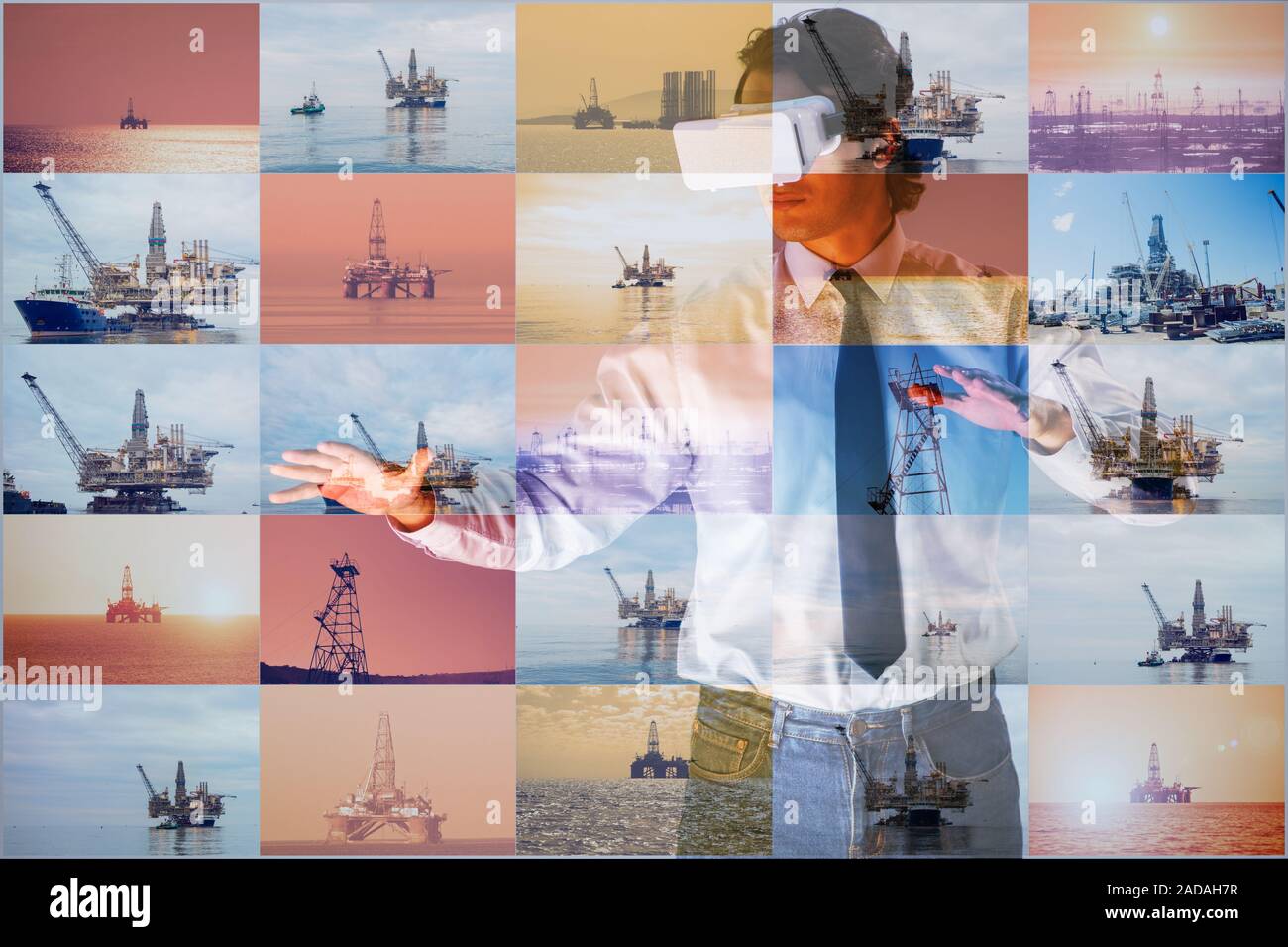 Safety glasses oil rig hi-res stock photography and images - Alamy