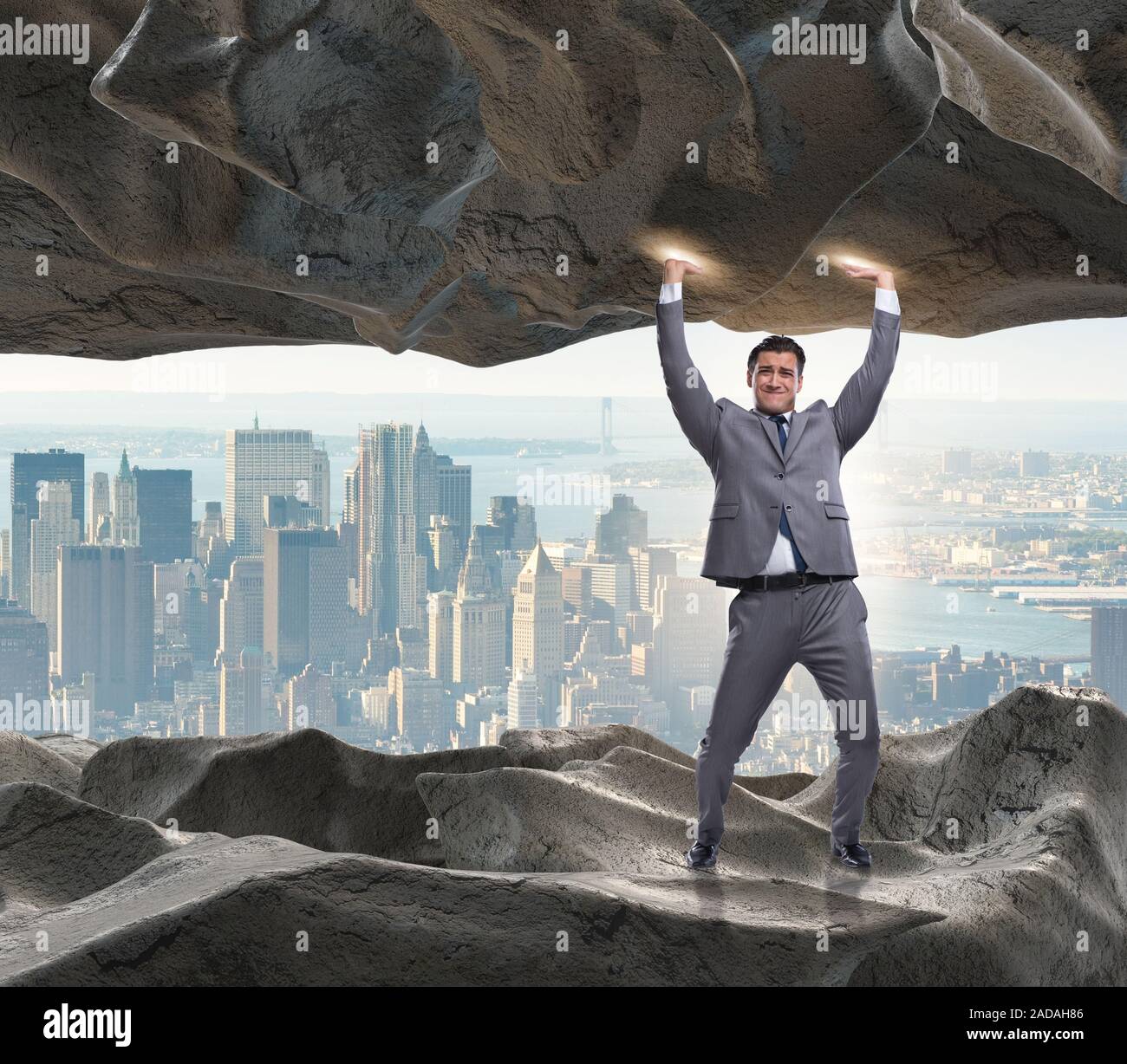 Supporting heavy weight hi-res stock photography and images - Alamy