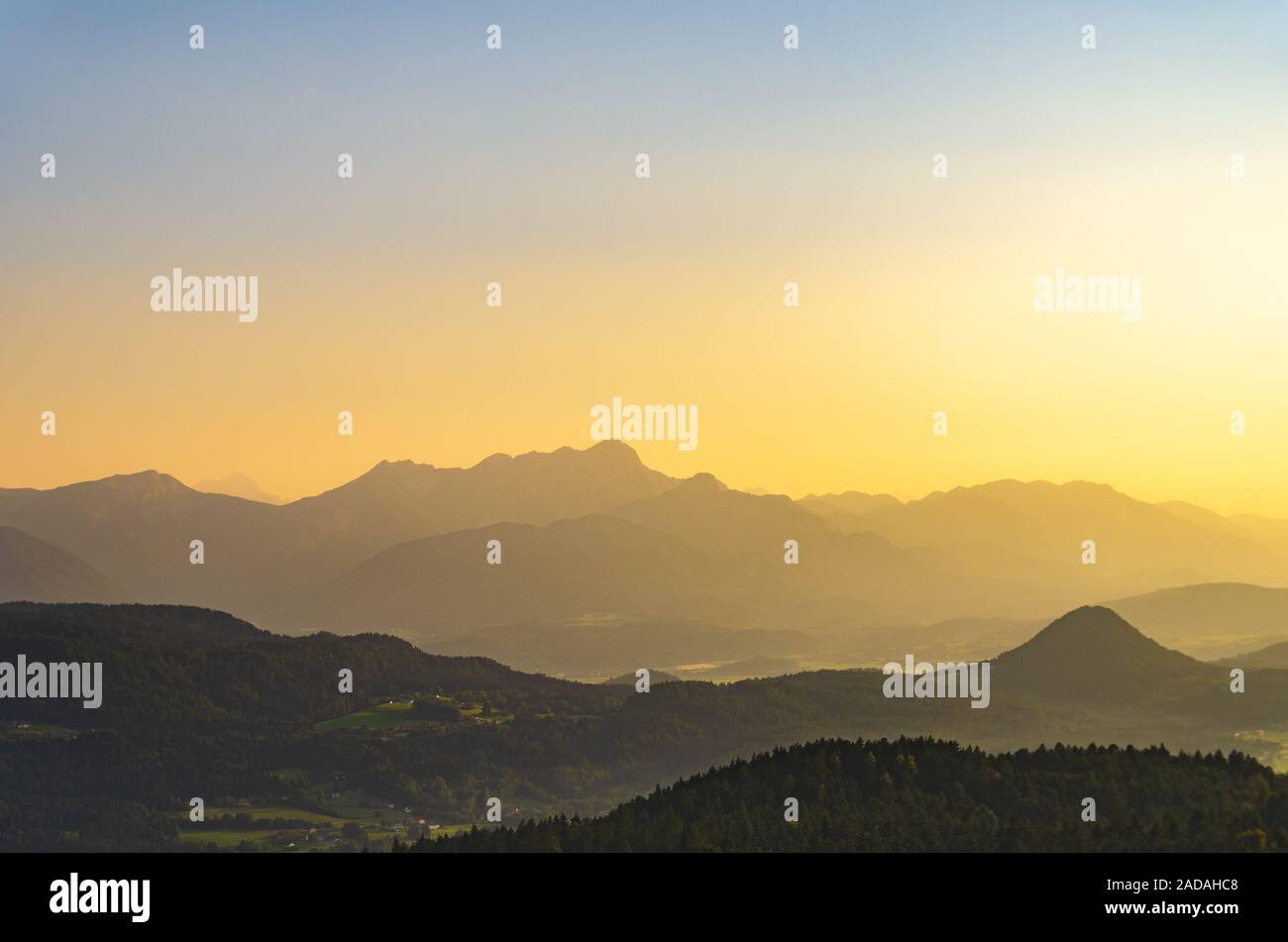 Mountains in Karnten Austria tourist spot Stock Photo