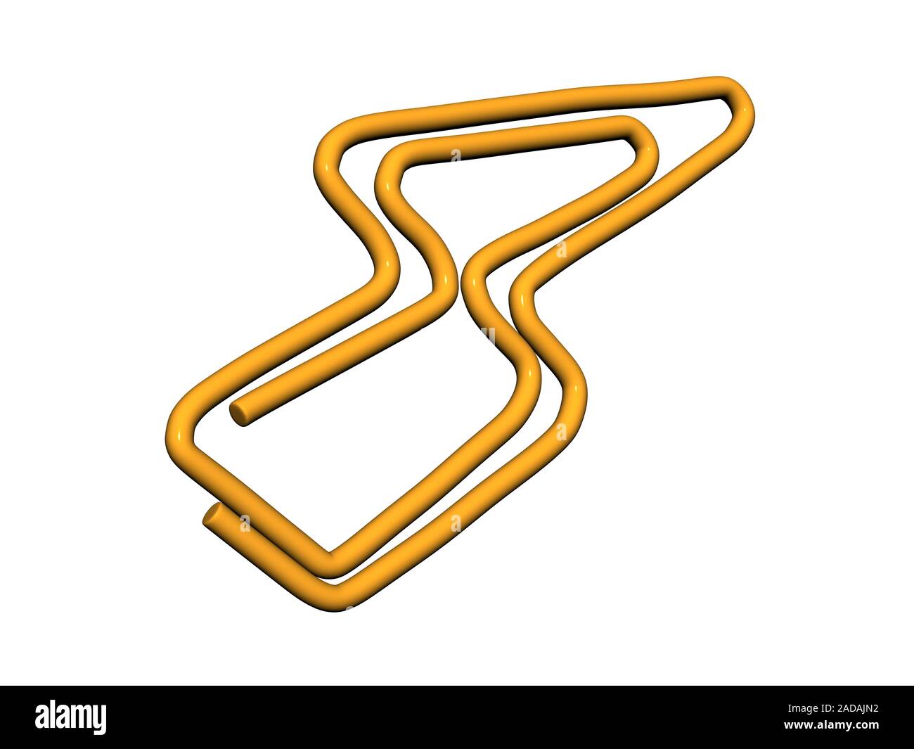 colorful paper clips for stapling Stock Photo