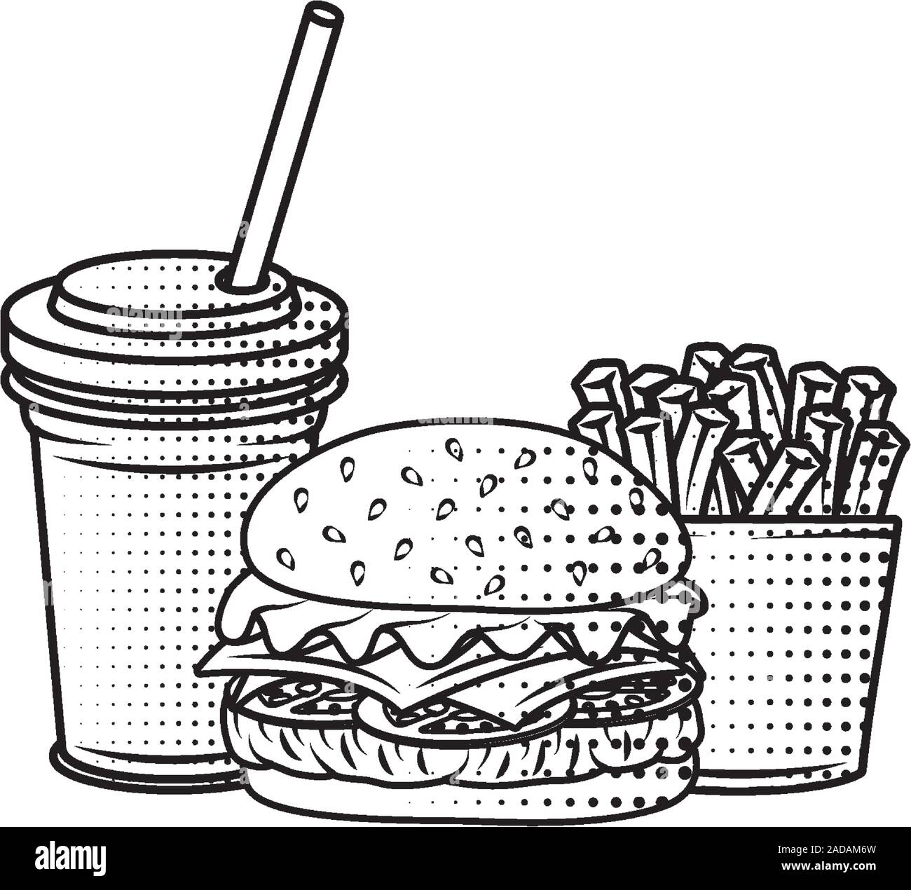 Page 2 Burger Fries Soda High Resolution Stock Photography And Images Alamy