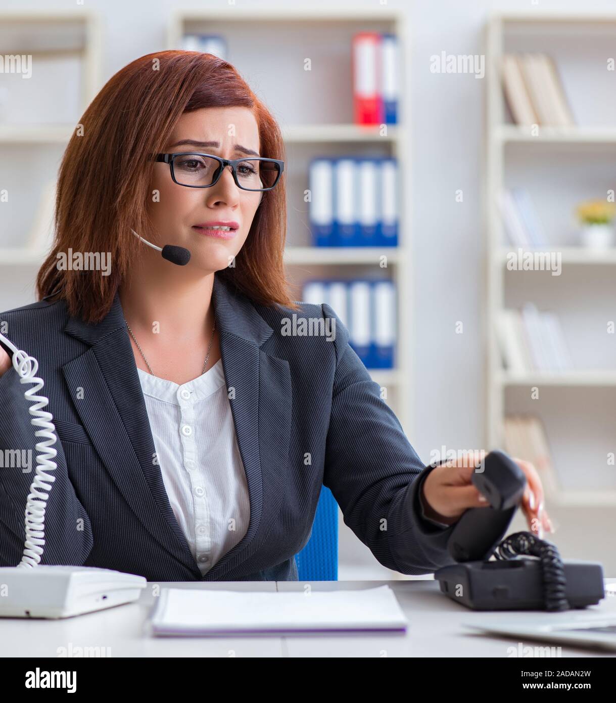 Are answering desperate calls for help hi-res stock photography and ...