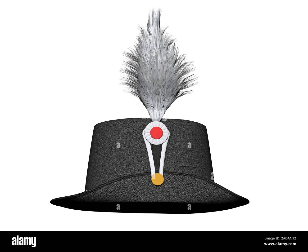 Feather and hat hi-res stock photography and images - Alamy