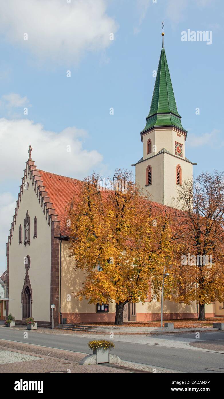 St. Verena and Gallus Hüfingen, Black Forest, Germany Stock Photo