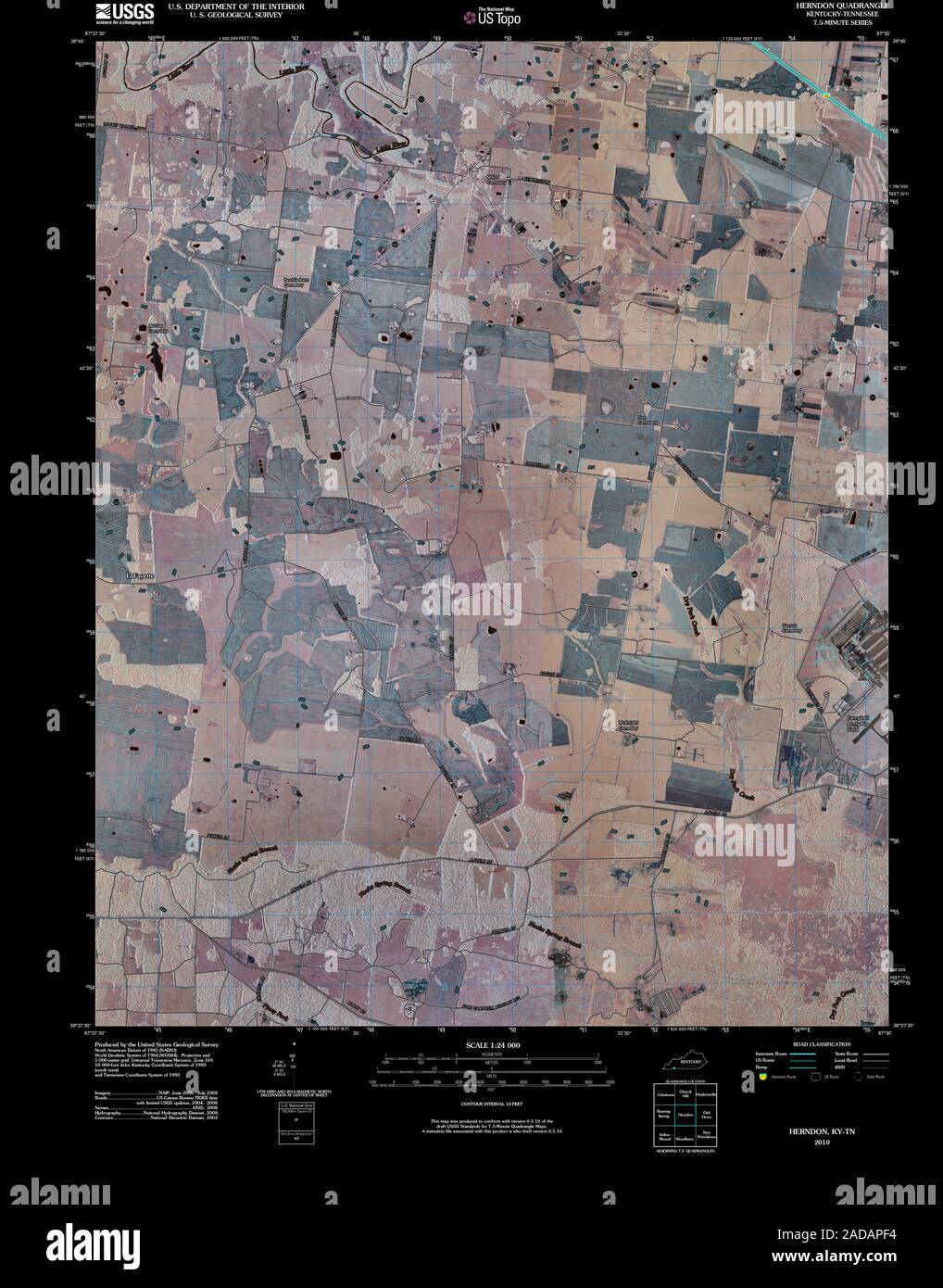 Map tennessee ky hi-res stock photography and images - Alamy