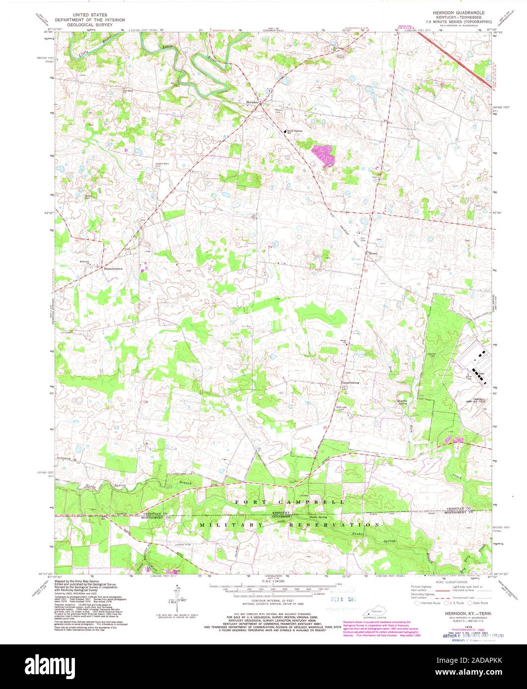 Map tennessee ky hi-res stock photography and images - Alamy
