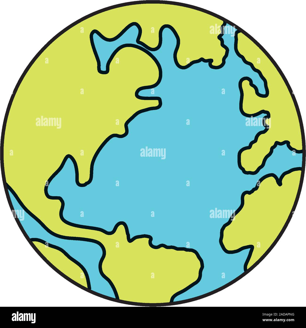 world planet earth isolated icon Stock Vector Image & Art - Alamy