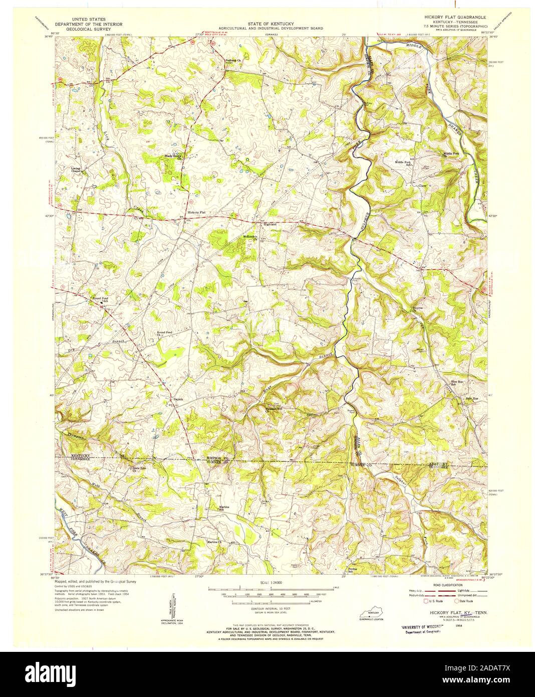 Map of hickory flat Cut Out Stock Images & Pictures Alamy