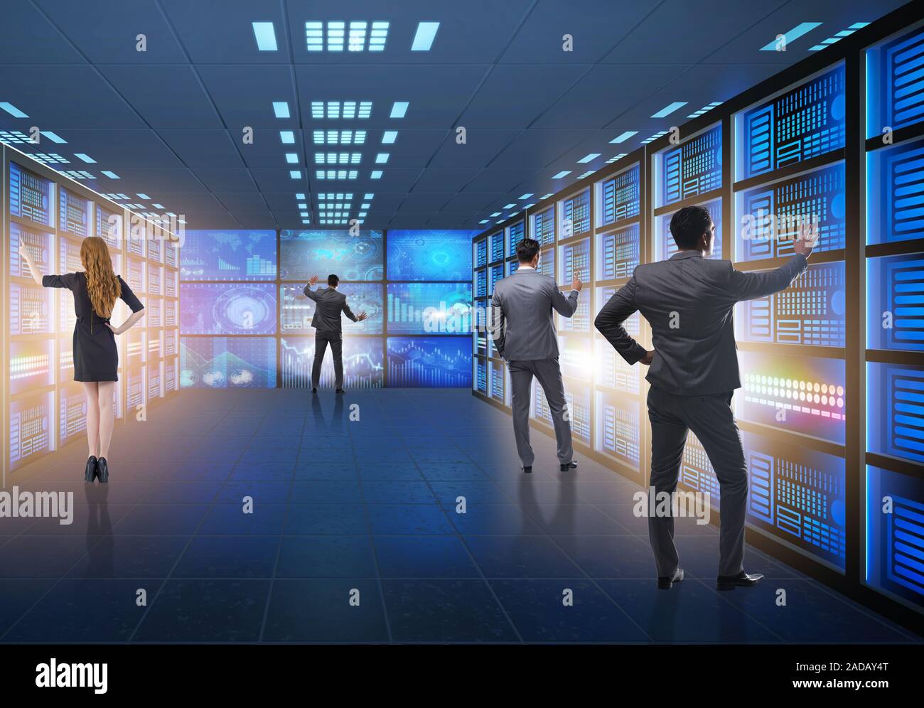 concept-of-big-data-management-with-businessman-stock-photo-alamy