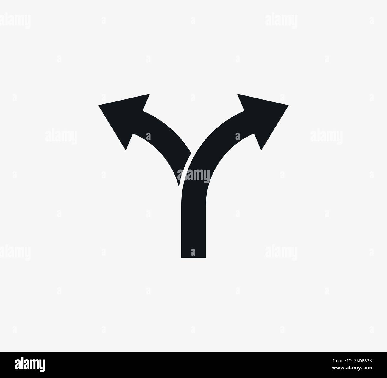 Arrow, two way, direction icon. Vector illustration, flat design Stock  Vector Image & Art - Alamy