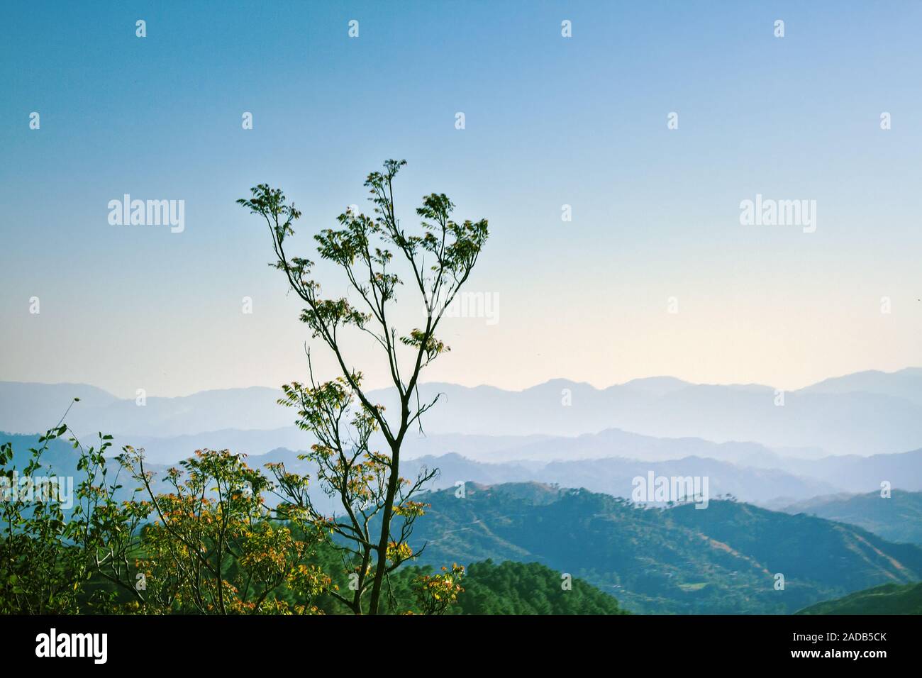 Mountain landscapes of spring time Stock Photo