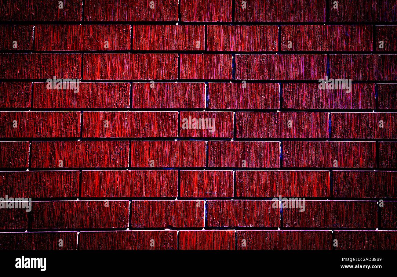 Red Brick Wall For Background Or Texture The Texture Of An Old Brick Wall Surface Paint The Walls Stock Photo Alamy