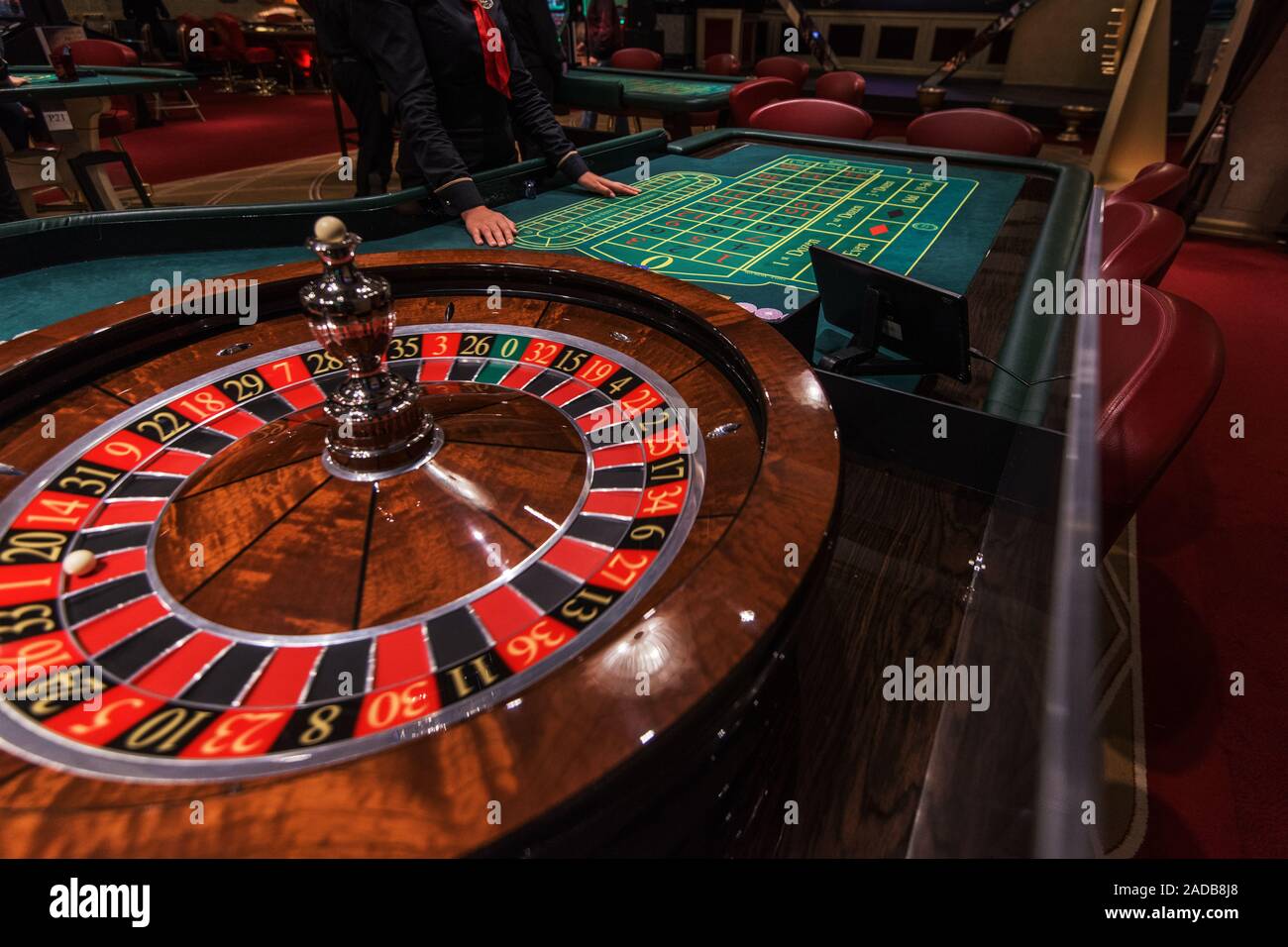 Casino in one of the gambling zone Siberian coin. Altaiskiy Krai. Western Siberia. Russia Stock Photo