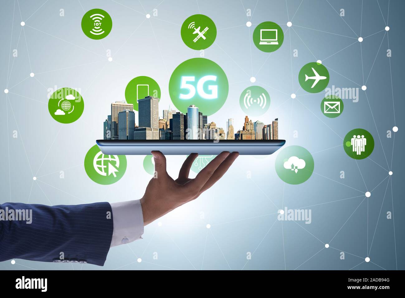 5G mobile technology concept - high internet speed Stock Photo - Alamy