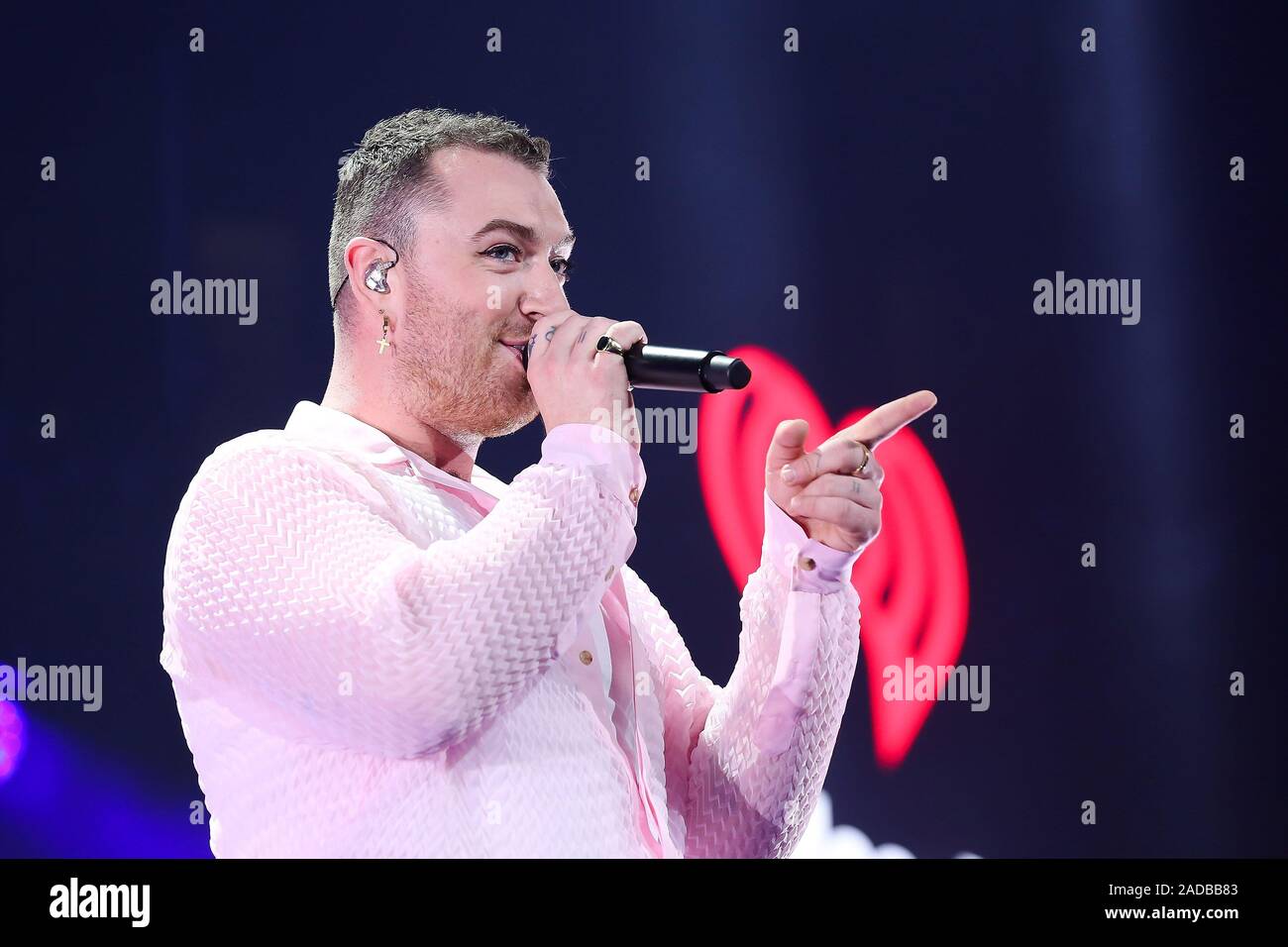 DALLAS, TEXAS DECEMBER 03 Sam Smith performs onstage during 106.1