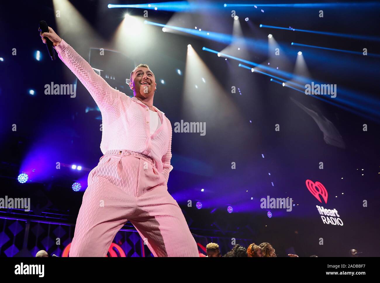 DALLAS, TEXAS DECEMBER 03 Sam Smith performs onstage during 106.1