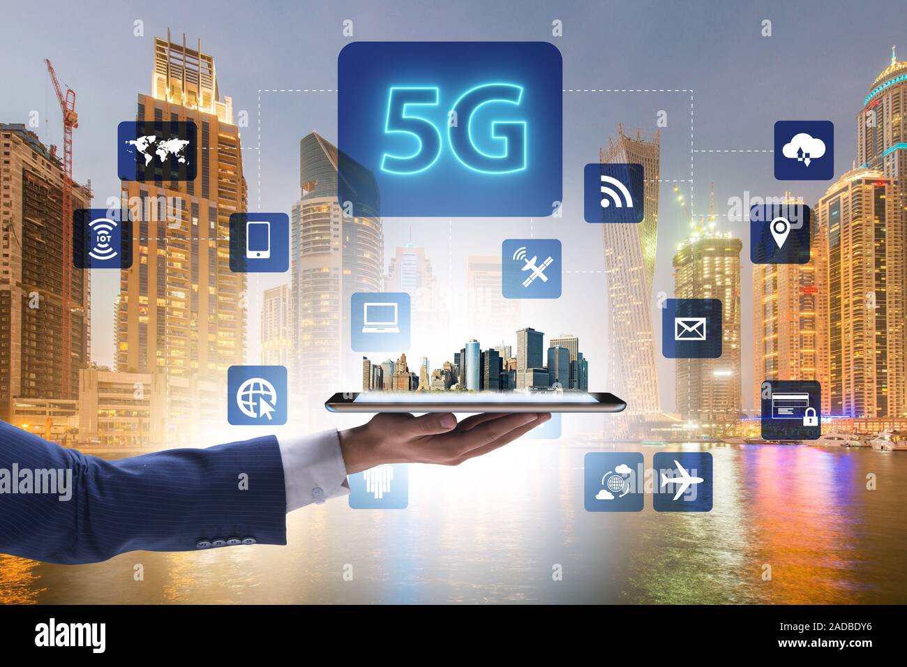 5G mobile technology concept - high internet speed Stock Photo - Alamy