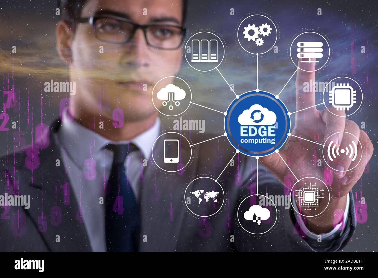 Fog and edge cloud computing concept Stock Photo - Alamy