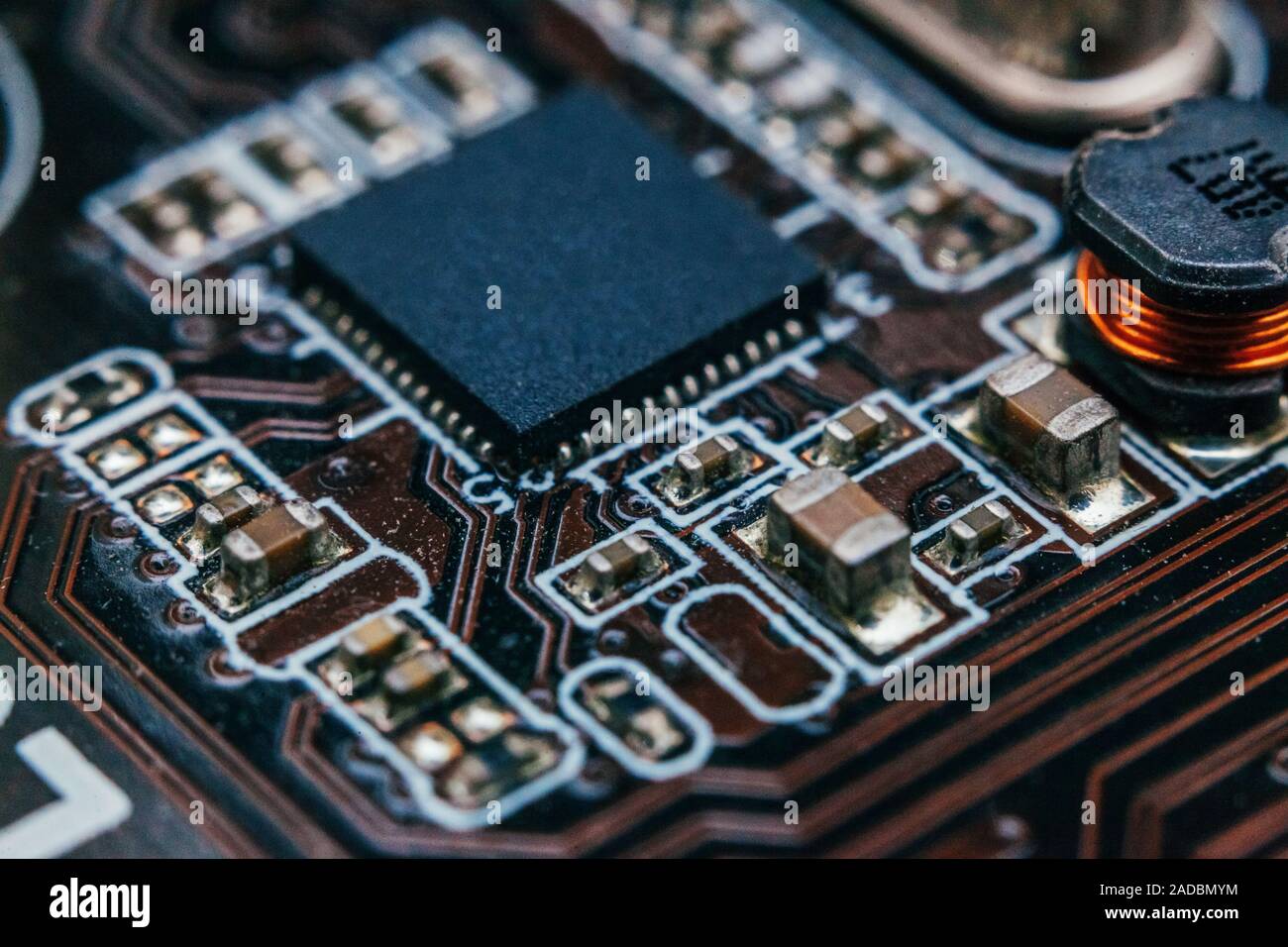 Computer motherboard deals information