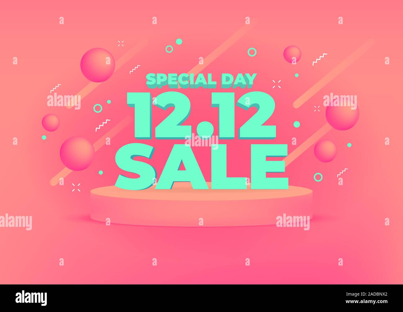 inkt long donderdag 12.12 Shopping day sale banner background. 12.12 Crazy sales online Stock  Vector Image & Art - Alamy