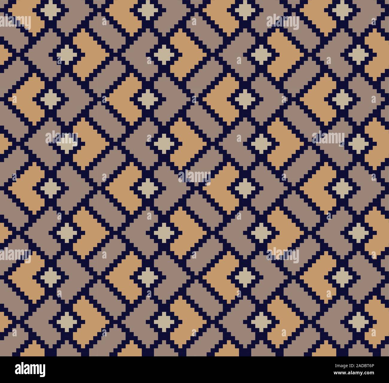 Classic Argyle Seamless Pattern - This is a classic argyle, diamond shape pattern suitable for website resources, graphics, print designs, textile Stock Vector