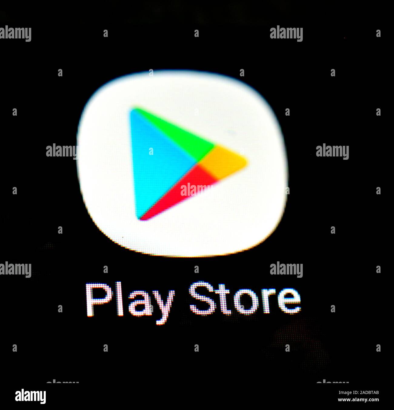 Play store logo phone App Stock Photo - Alamy