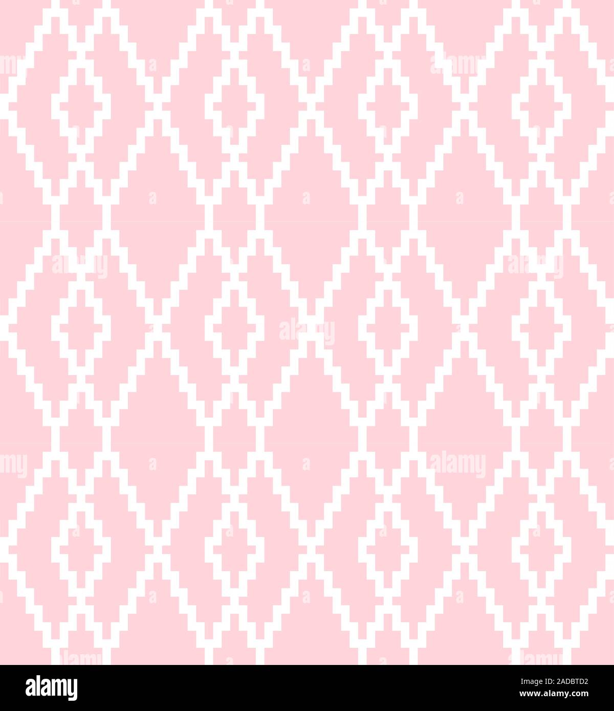 Classic Argyle Seamless Pattern - This is a classic argyle, diamond shape pattern suitable for website resources, graphics, print designs, textile Stock Vector