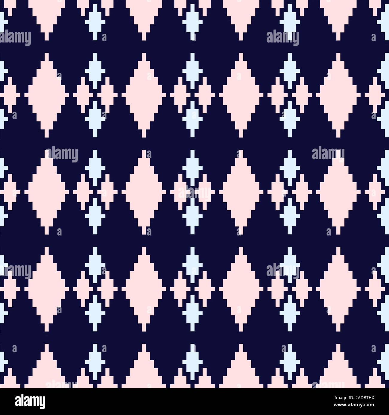 Classic Argyle Seamless Pattern - This is a classic argyle, diamond shape pattern suitable for website resources, graphics, print designs, textile Stock Vector