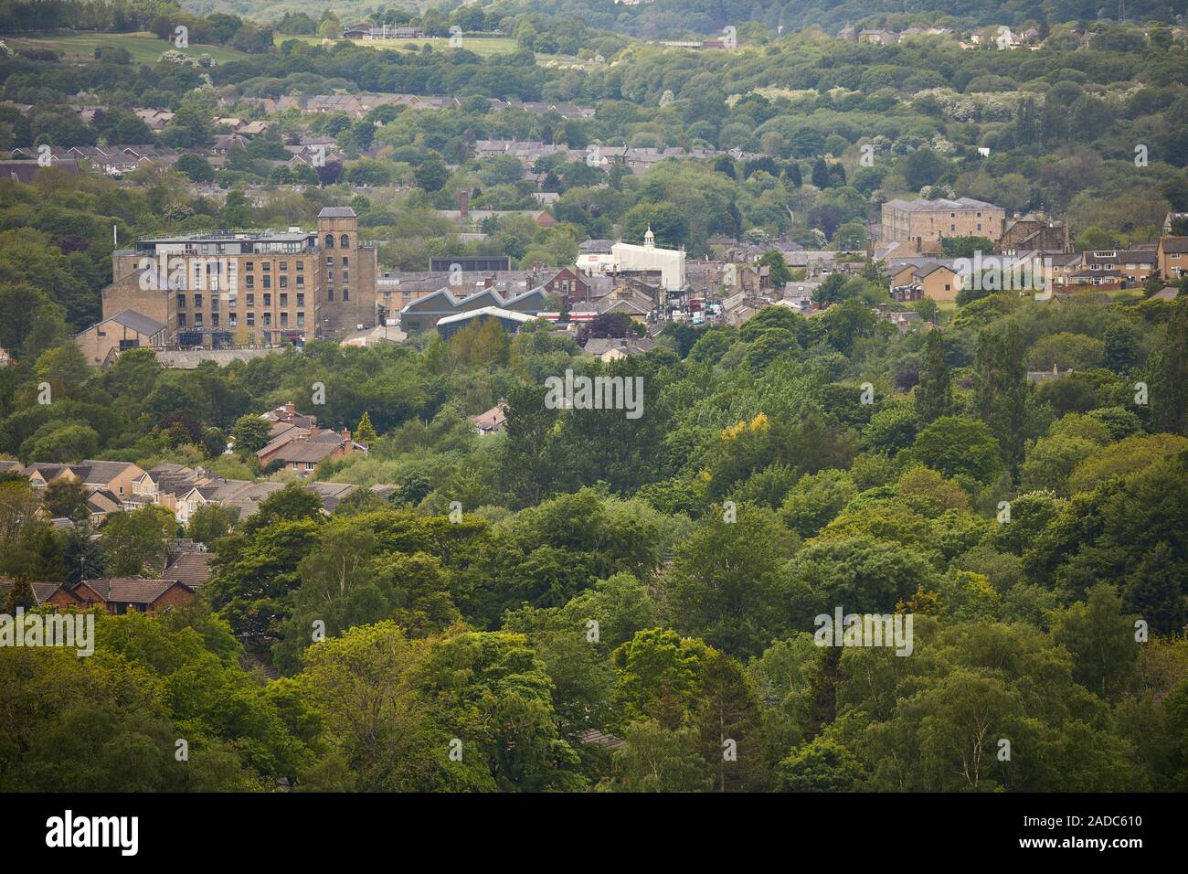 Glossop market town, the High Peak, Derbyshire, England. Howard Mills