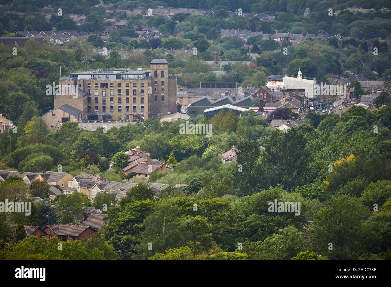 Glossop market town, the High Peak, Derbyshire, England. Howard Mills