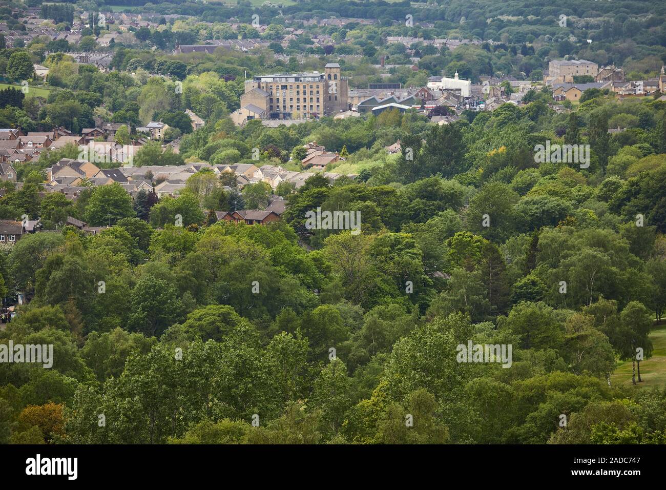Glossop market town, the High Peak, Derbyshire, England. Howard Mills
